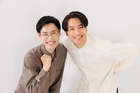 トワイライト渚。左がカミノ、右が中野