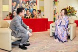 上沼恵美子（右）と語る西川きよし