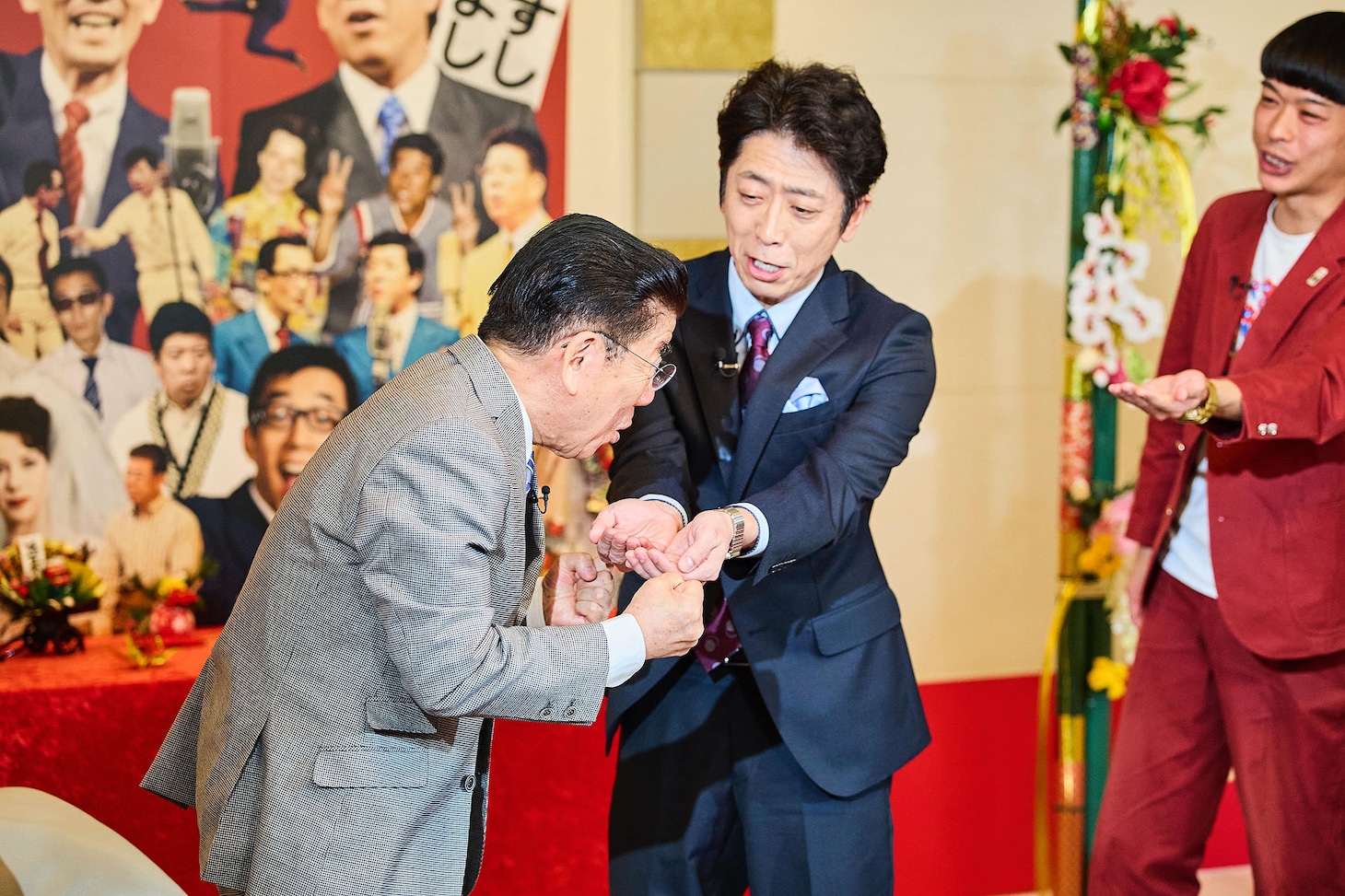 「目が落ちそう」と盛り上がる西川きよしとフットボールアワー後藤