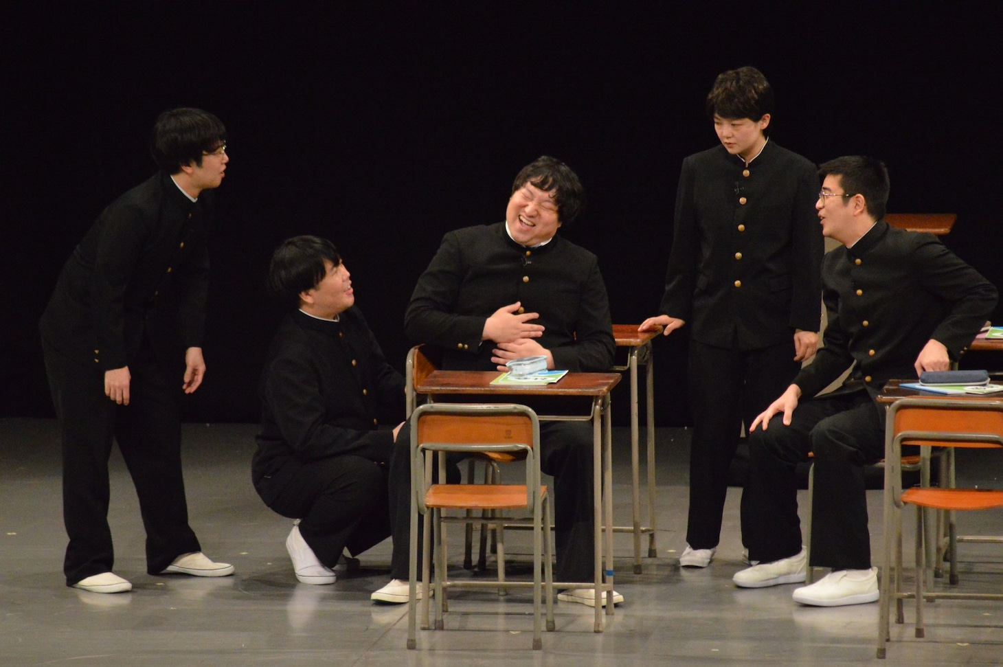 「コント・デ・ンガナおおきにライブ」のワンシーン