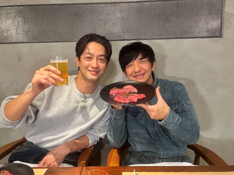 パンサー向井と竹財輝之助の焼肉屋探訪が4週連続放送 肉の人気店を行脚 
