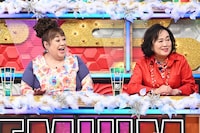 左から森公美子、渡辺えり