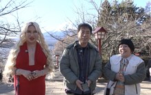 左から、アレン様、藤井隆、おかずクラブ・オカリナ