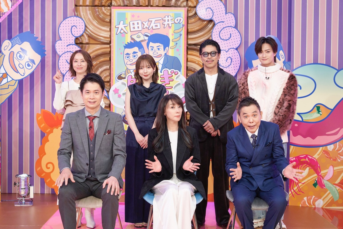 「太田石井の多すぎニッポン」出演者たち