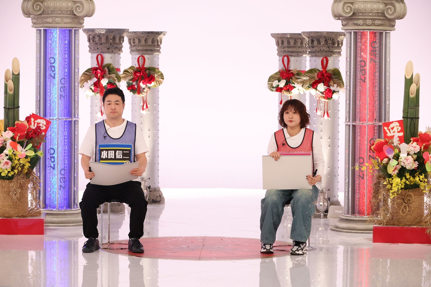 左から水田信二、吉住