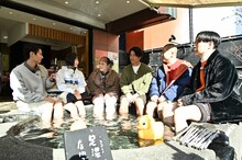 左から、猪狩蒼弥、あの、渡辺直美、伊藤英明、ハライチ