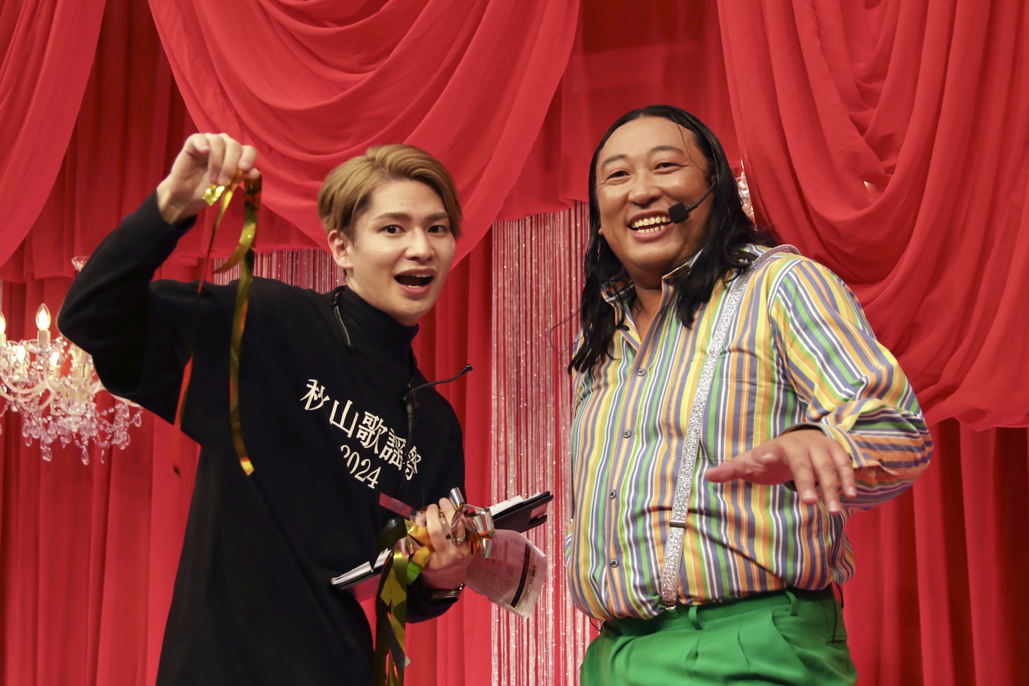 左から篠田直哉プロデューサー、ロバート秋山