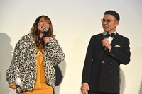 左から、ぱーてぃーちゃん・金子きょんちぃ、ガクテンソク奥田