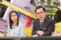 左から、佐久間みなみアナ、アリタ哲平