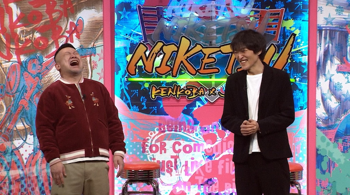 左からケンドーコバヤシ、千原ジュニア