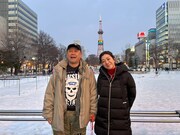 「ケンコバのほろ酔いビジホ泊 全国版」で札幌旅を繰り広げるケンドーコバヤシ、野々村友紀子