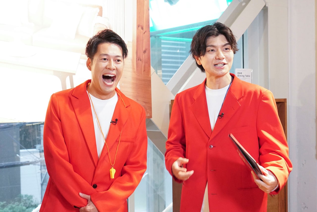 アイラブ地球「机上の空論城」登場、かまいたち＆渋谷凪咲とニトリで買い物