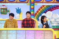 左からザ・プラン9・ヤナギブソン、水田信二、井森美幸