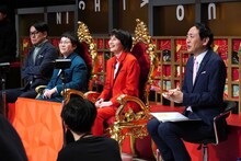 番組レギュラーの土田晃之、ハリセンボン、アンガールズ田中