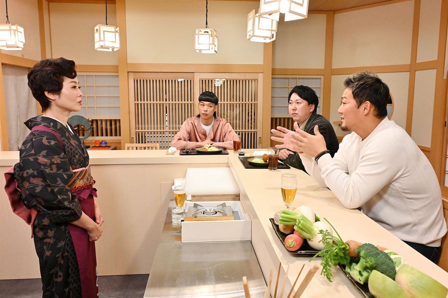 バッテリィズのほか、中田翔も来店