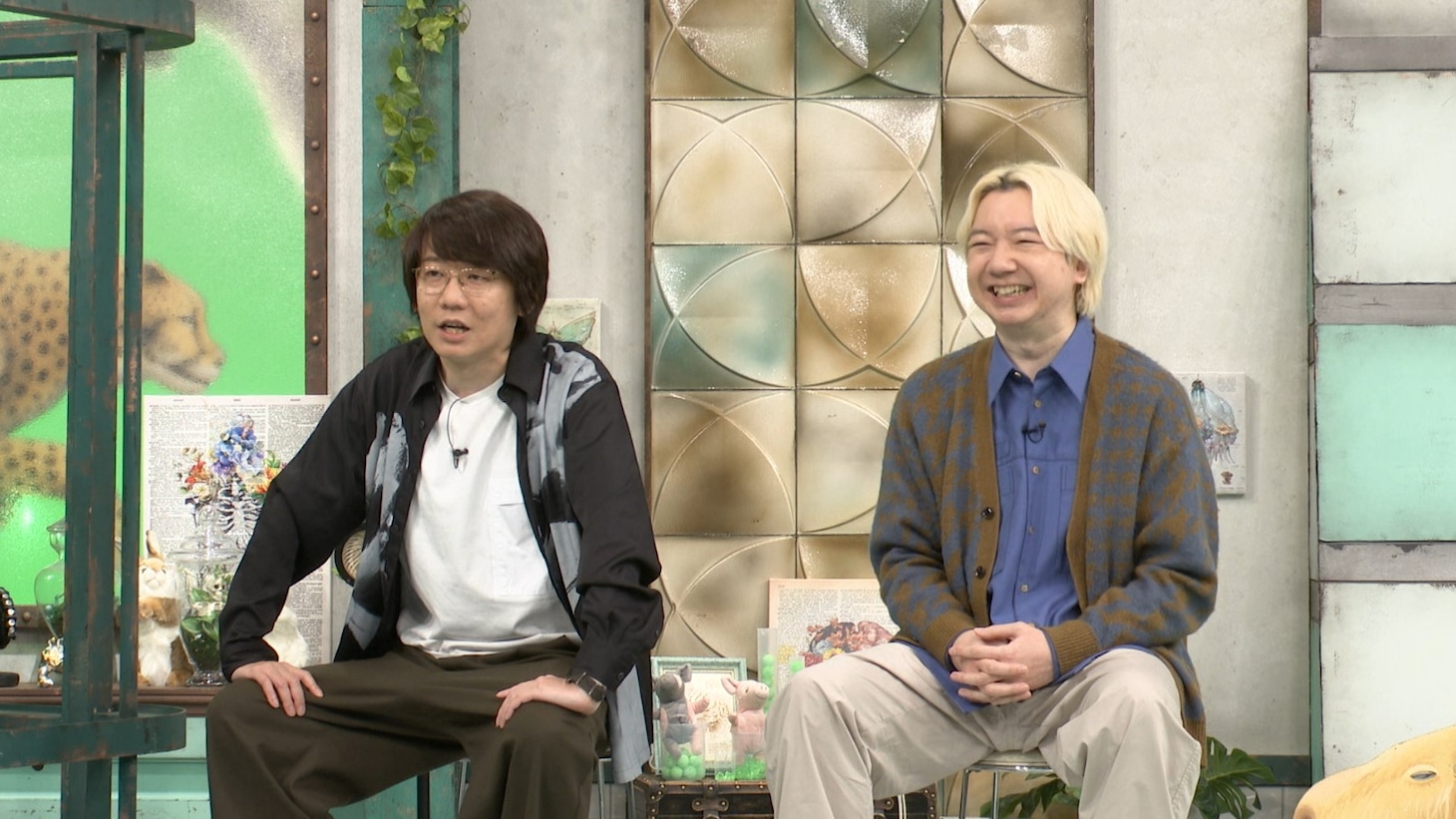 「人間研究所」に出演する三四郎