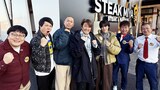 左から、タイムマシーン3号・関、タカアンドトシ、近藤真彦、川島如恵留、U字工事