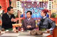 左から中山秀征、爆笑問題・田中、久本雅美