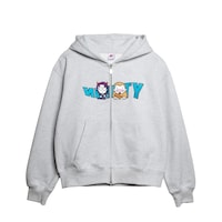 「9090×令和ロマン Wavy NINETY Logo Zip Hoodie」