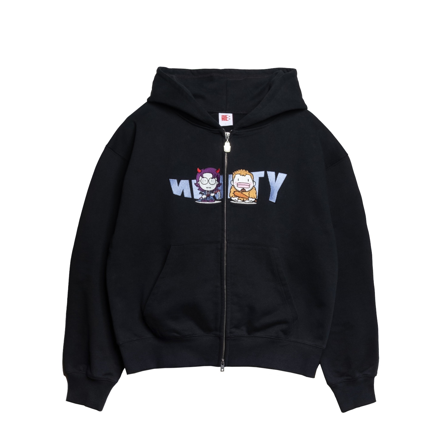 「9090×令和ロマン Wavy NINETY Logo Zip Hoodie」
