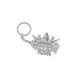 「9090×令和ロマン King Logo Silver Keychain」