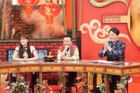 左から渋谷凪咲、かまいたち