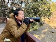 野鳥の撮影に挑戦するアンガールズ田中