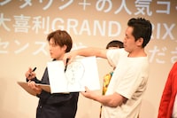 「鼻の下が長い」とイラストで回答するや団・ロングサイズ伊藤