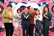 左から藤井貴彦、あの、霜降り明星せいや、伊野尾慧、キンタロー。、ヒコロヒー