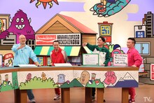 左から、みなみかわ、千鳥、かまいたち山内