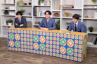 左からバカリズム、ケビンス仁木、寺田寛明