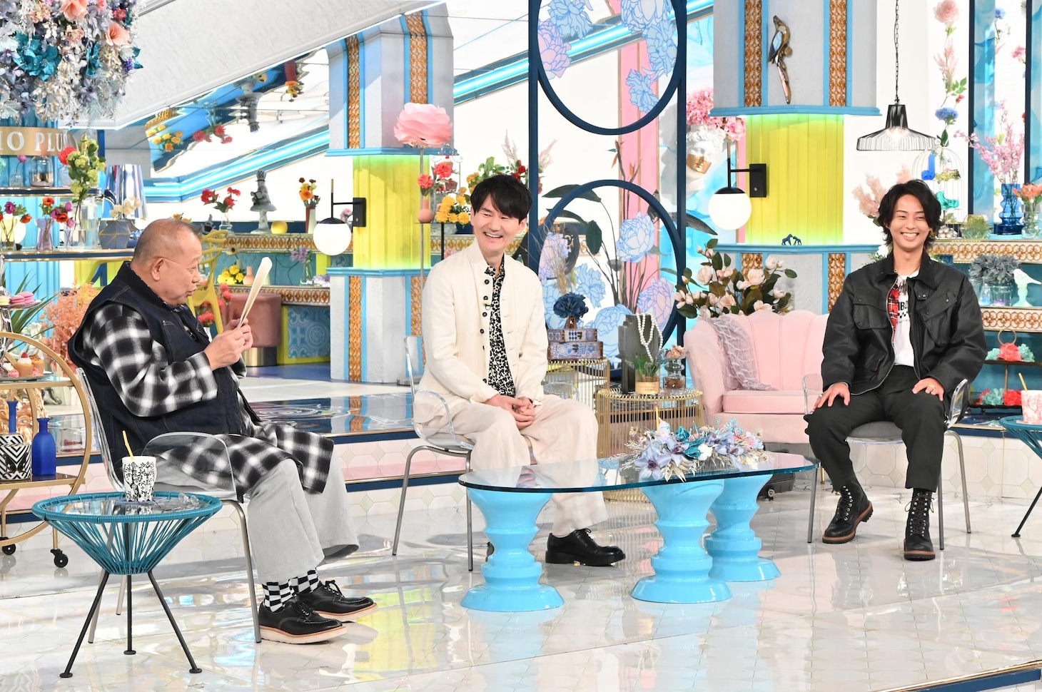 左から、笑福亭鶴瓶、南原清隆、藤ヶ谷太輔