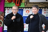 左からビートきよし、ビートたけし