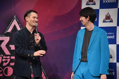 左から九条ジョー、真輝志