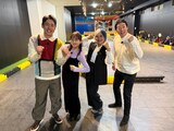 「今田孝太郎」に出演する（左から）小泉孝太郎、影山優佳、ぱーてぃーちゃん信子、今田耕司