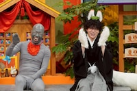 小峠地蔵とお狐風磨