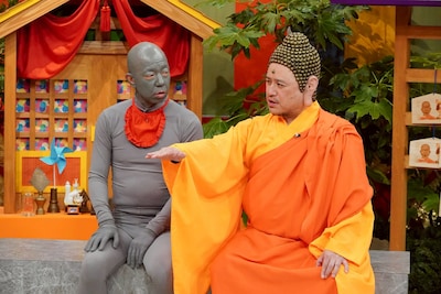 小峠地蔵と釈迦（ハリウッドザコシショウ）