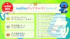 2025年radikoで聴かれたラジオ番組、ポッドキャスト番組のランキング発表