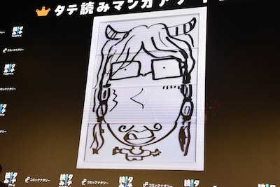 ぱーてぃーちゃんと佐野雄大が分担して描いたイラスト