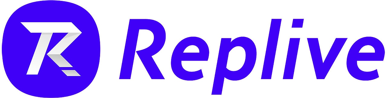 ファンダムアプリ「Replive（リプライブ）」ロゴ