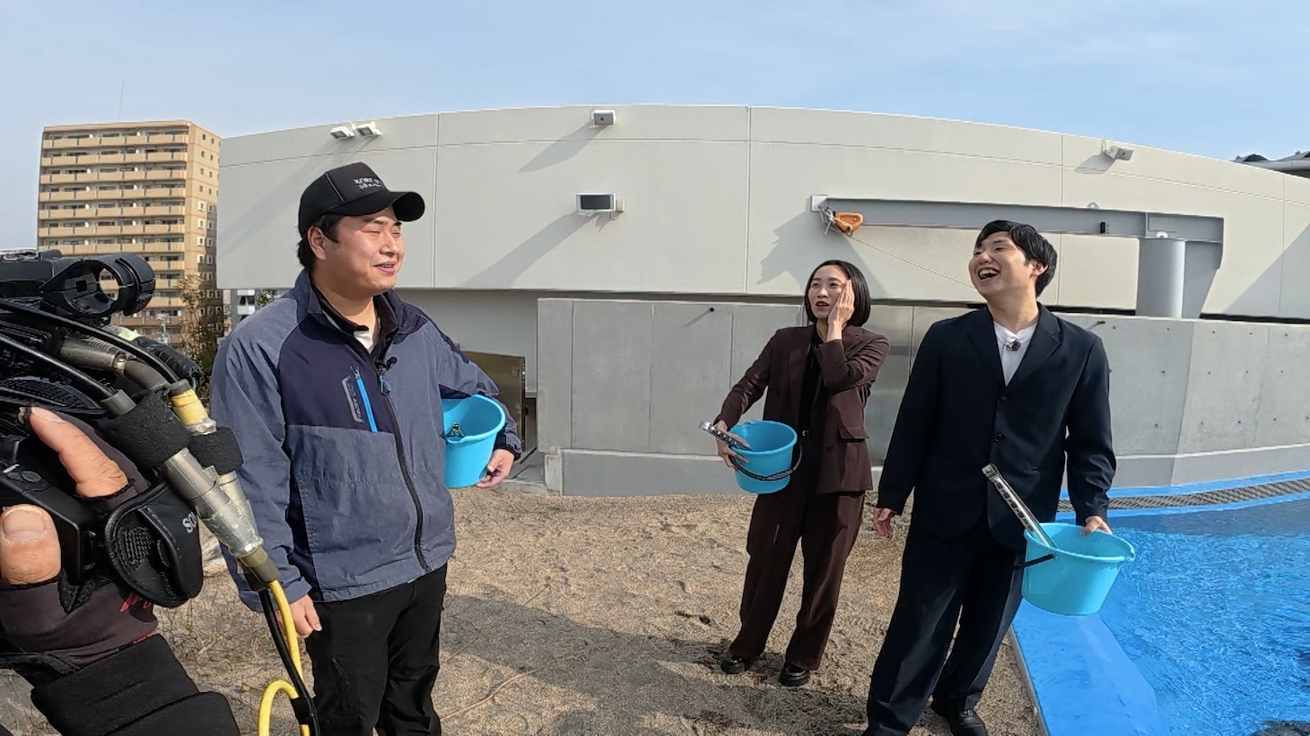 あんよの日のロケの様子