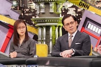 左から、佐久間みなみアナ、アリタ哲平