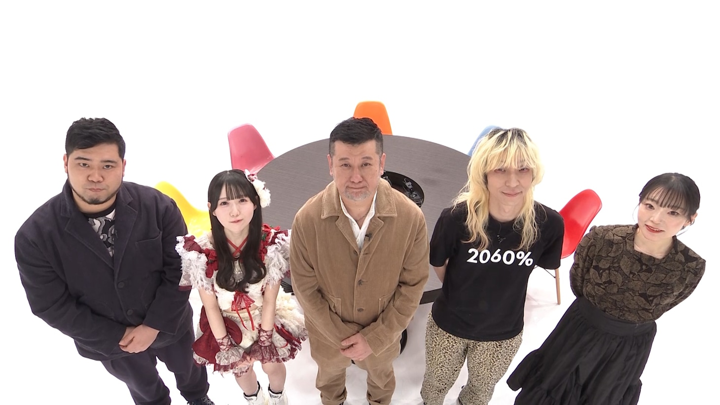 「オレの一行」に出演する（左から）令和ロマン・松井ケムリ、新居歩美、ケンドーコバヤシ、玉屋2060％、上坂あゆ美