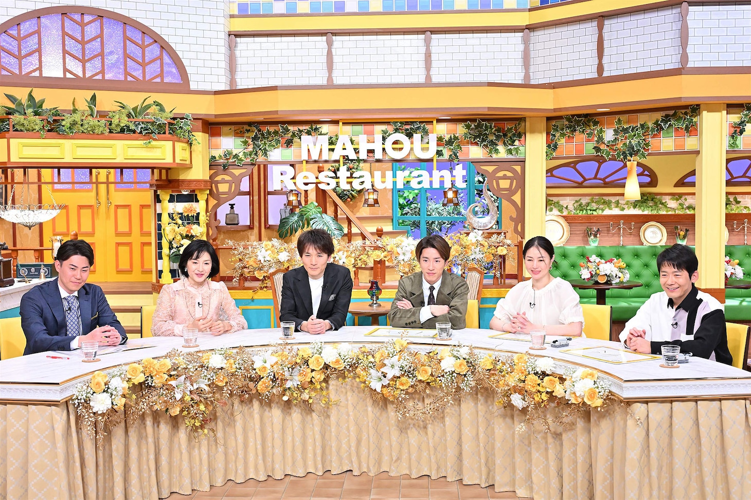 「水野真紀の魔法のレストラン」スタジオの様子