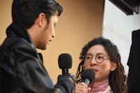 「ザ・クロウ」の大ヒット祈願イベントに登場した、たくろう