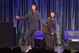 レイザーラモンRGのあるあるライブで共演する“女芸人”テトラポットチューリップの高田通天閣ことレインボー池田（左）と、そのモデルとなったカーネーション吉田（右）