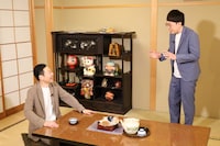 左から東野幸治、ヒューマン中村