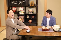 左から東野幸治、ヒューマン中村