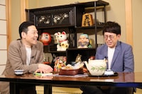 左から東野幸治、ヒューマン中村