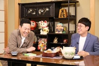 左から東野幸治、ヒューマン中村